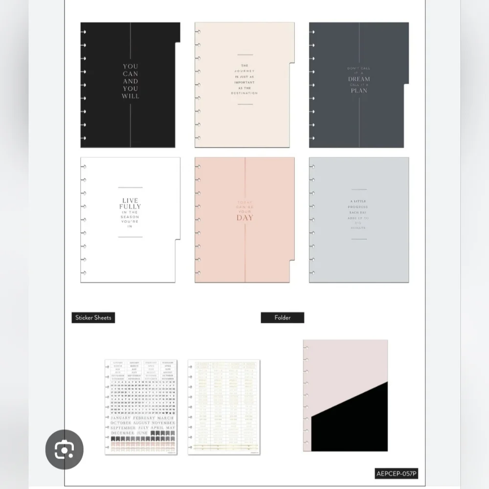 Happy Planner Calendar Extension Bundle